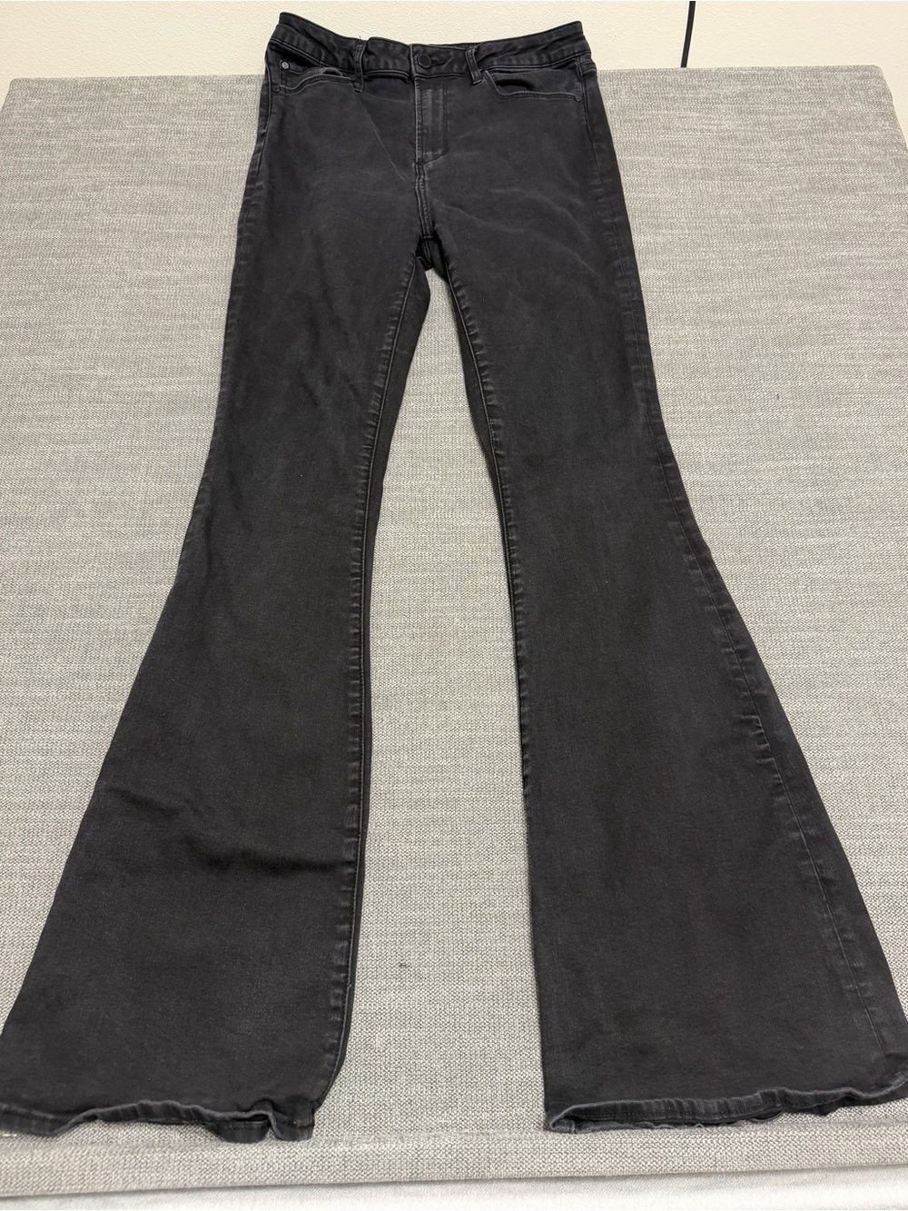 Articles Of Society Bridgette Valhalla Black Flare Jeans Size 29 Y2K Bell Bottom